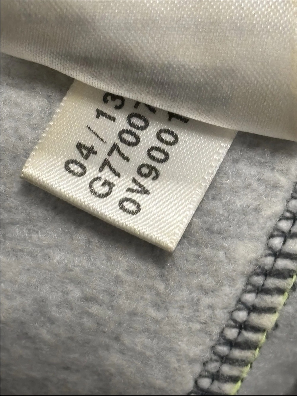 Adidas VTG 2013 Strait loose Leg Gray Neon Yellow Athleisure Jogger Baggy SZ.S - Picture 8 of 9